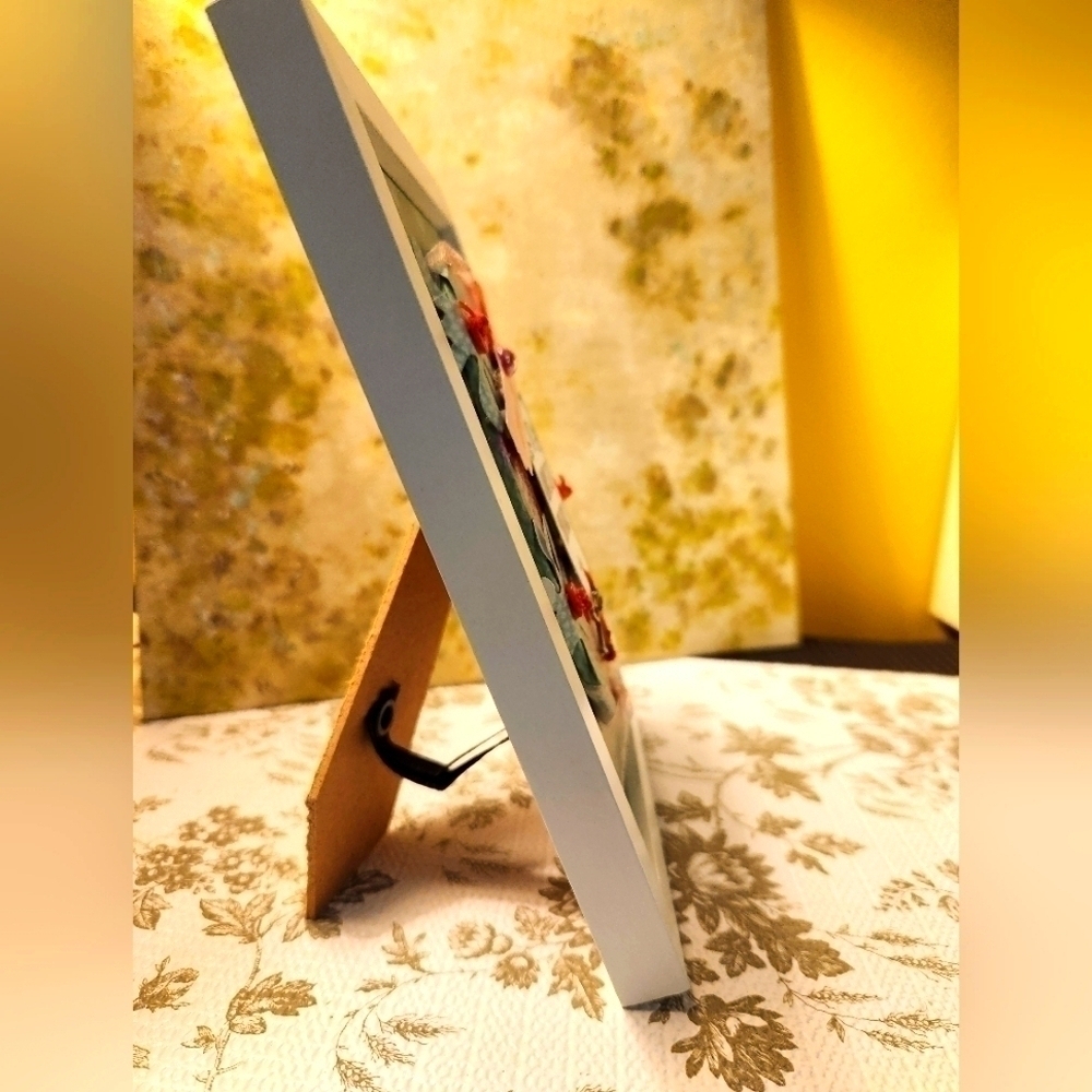 Handcrafted 3D Design Frame (an encouraging gift from Dad) Hang/Stand - Picture 5 of 7